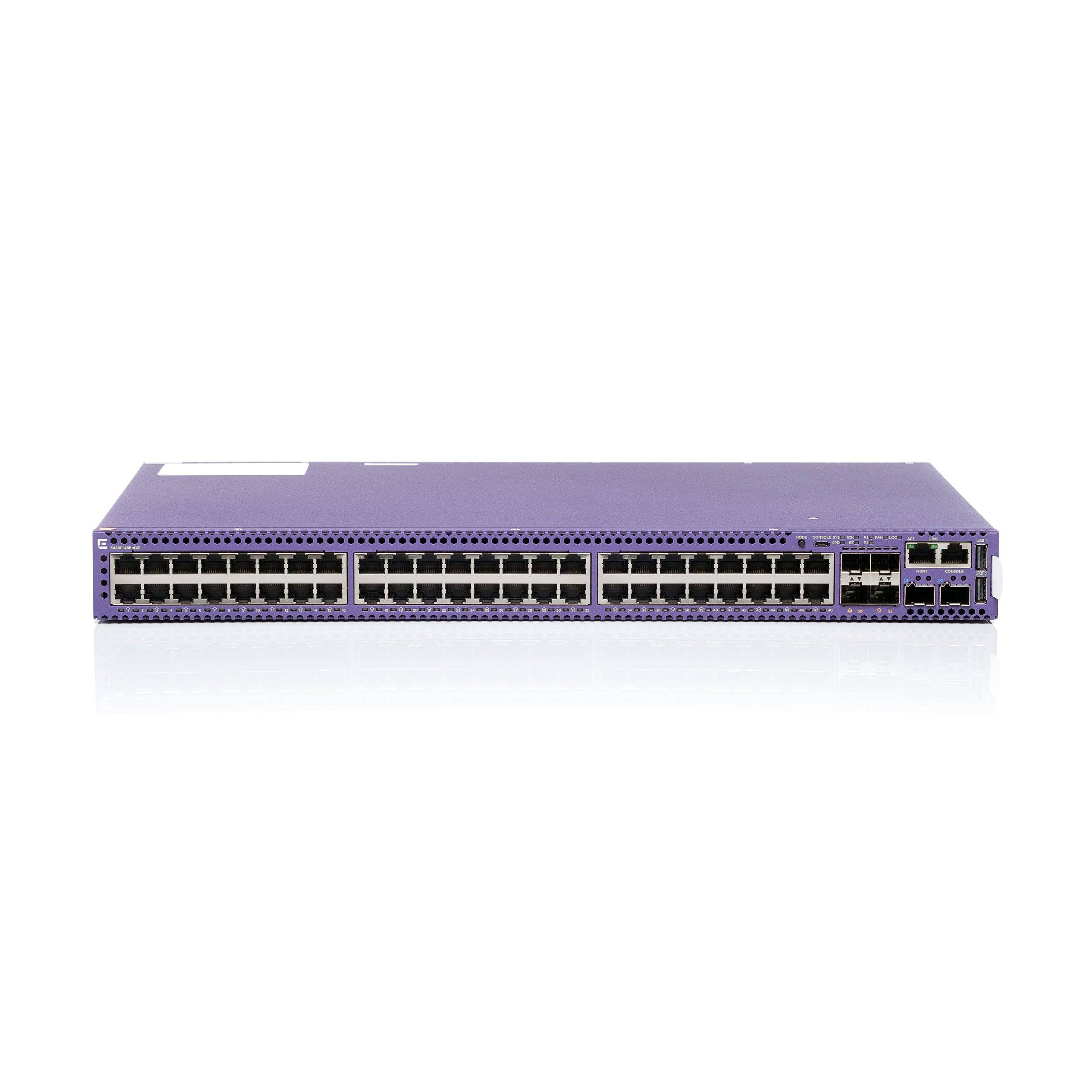 Extreme Networks 5420F-48P-4XE Switch - 48 Anschlüsse - L3 - stapelbar Netzwerkgerät
