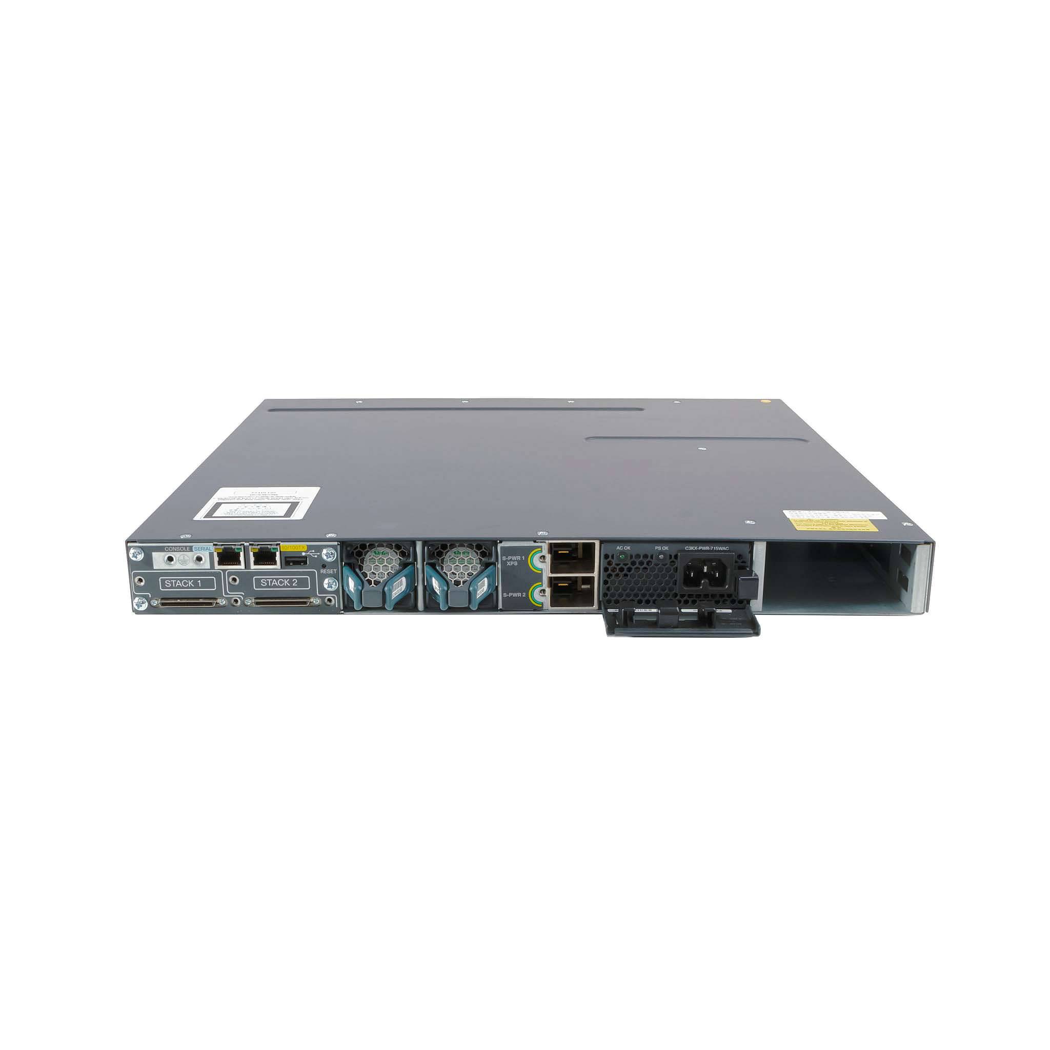 Cisco WS-C3750X-48P-E Switch - 48 Anschlüsse - L3 - managed - stapelbar Netzwerkgerät-2