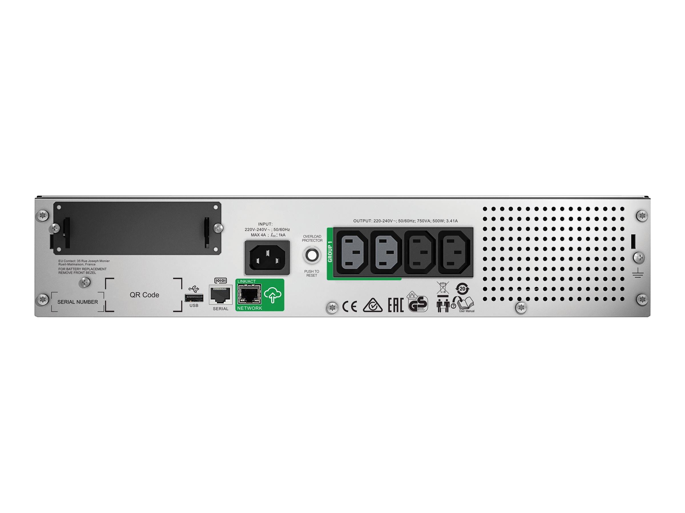 APC SMT750RMI2UC USV - Rack - einbaufähig Netzwerkgerät-4