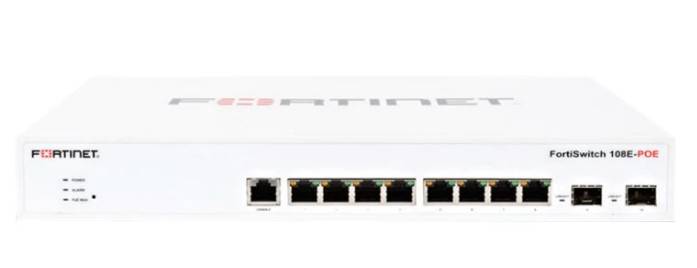 Fortinet FS-108E-POE Switch - 8 Anschlüsse - managed Netzwerkgerät-0