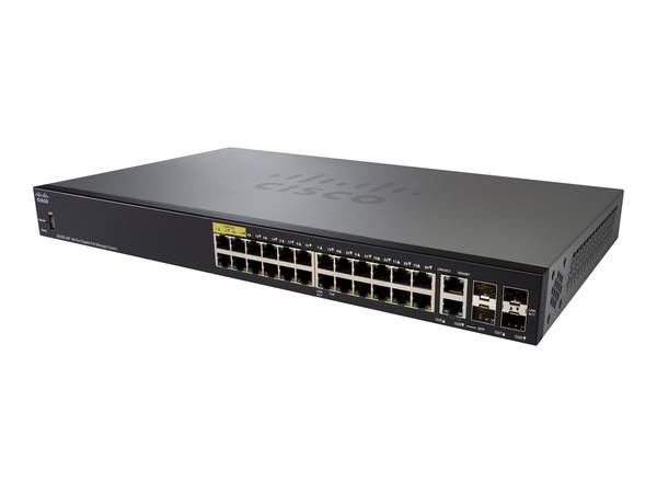Cisco SG350-28P-K9 Switch - 28 Anschlüsse - L3 - managed Netzwerkgerät
