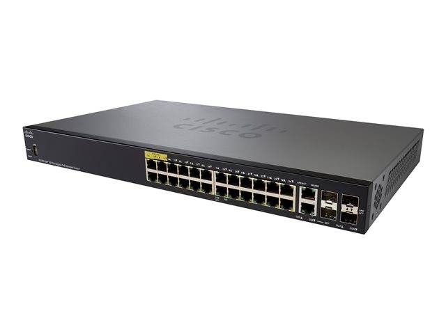 Cisco SG350-28P-K9 Switch - 28 Anschlüsse - L3 - managed Netzwerkgerät-4