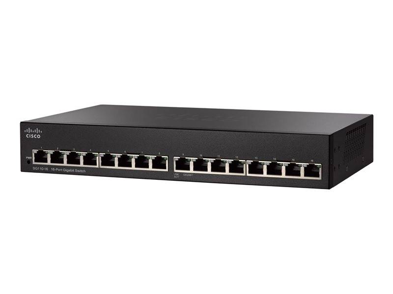 Cisco SG110-16-NA Switch - 16 Anschlüsse - unmanaged Netzwerkgerät-1