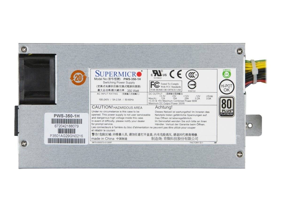 Supermicro PWS-350-1H - Netzteil (intern) - 80 PLUS Platinum-0
