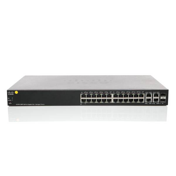 Cisco SG300-28PP-K9 Switch - 28 Anschlüsse - L3 - managed Netzwerkgerät