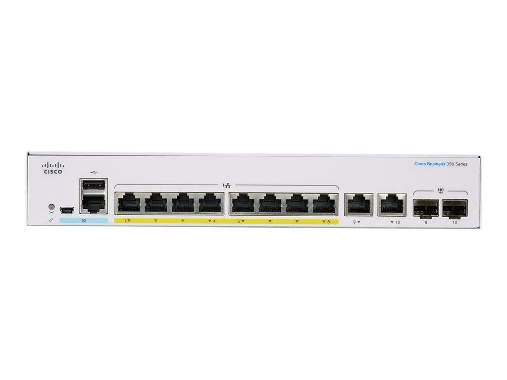 Cisco CBS350-8FP-2G-UK Switch - 8 Anschlüsse - L3 - managed Netzwerkgerät-4