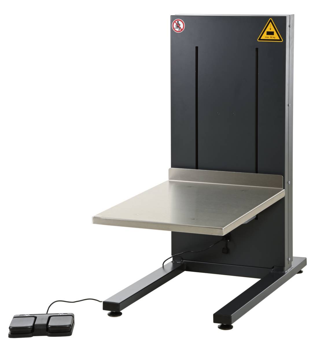 Lifter,Tragl. 50kg,Plattform LxB 600x450mm,Hub H 860mm-0