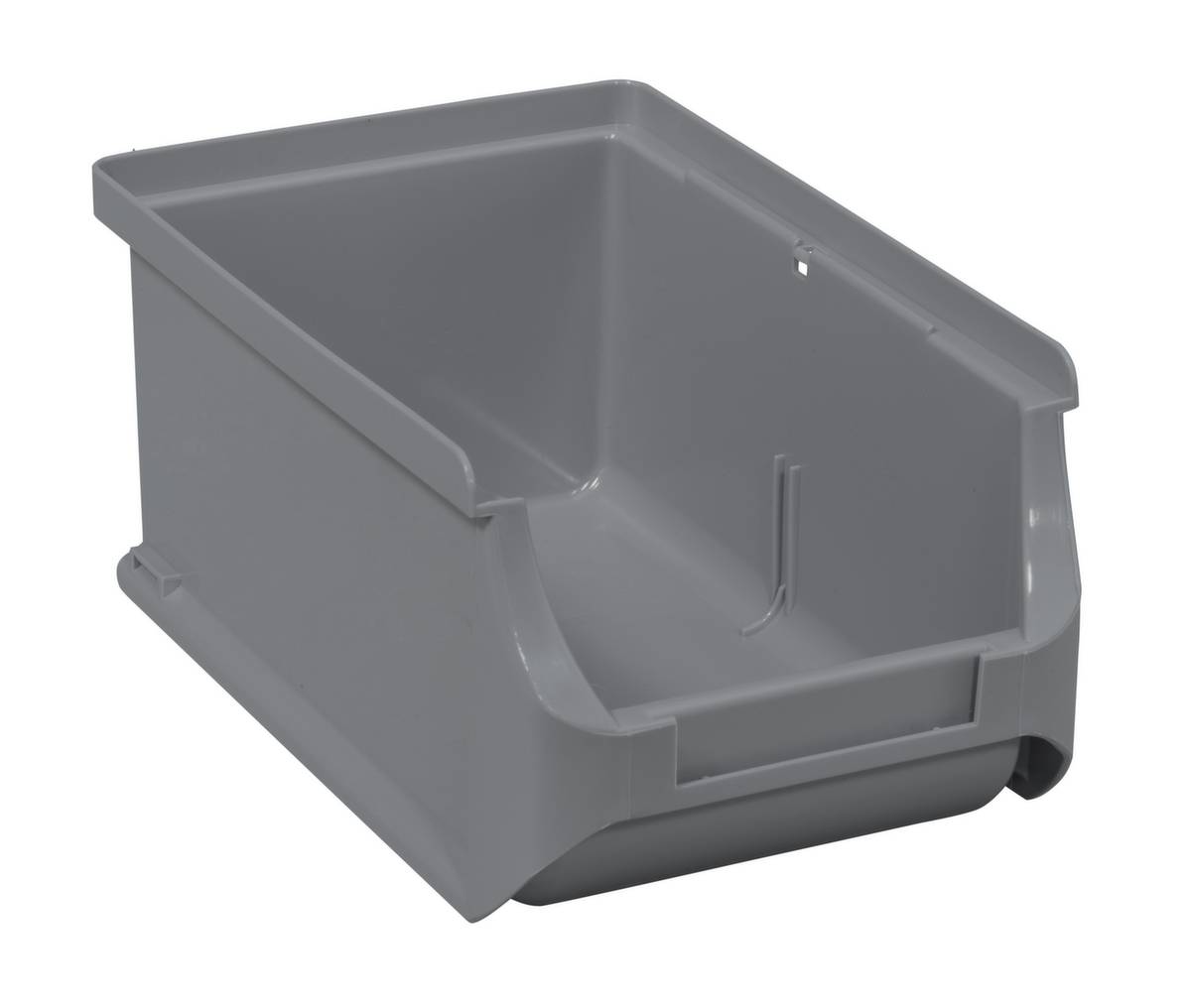 Sichtlagerkasten,HxBxT 75x102x160mm,Recycling-Kunststoff,grau-0