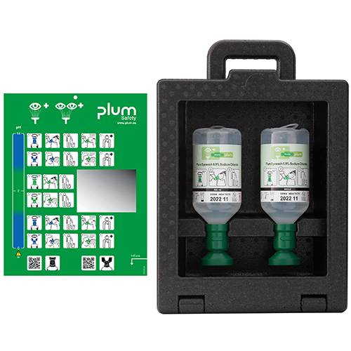 Augenspülstation,2x500ml Natriumchloridlösung-0