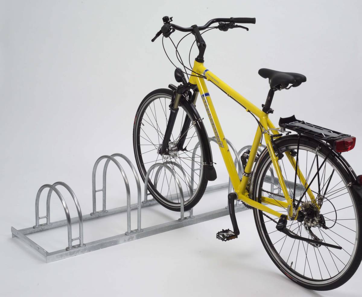 Bügelparker,L 1750mm,5 Einstellplätze,Nutzung einseitig,Stahl feuerverzinkt-1