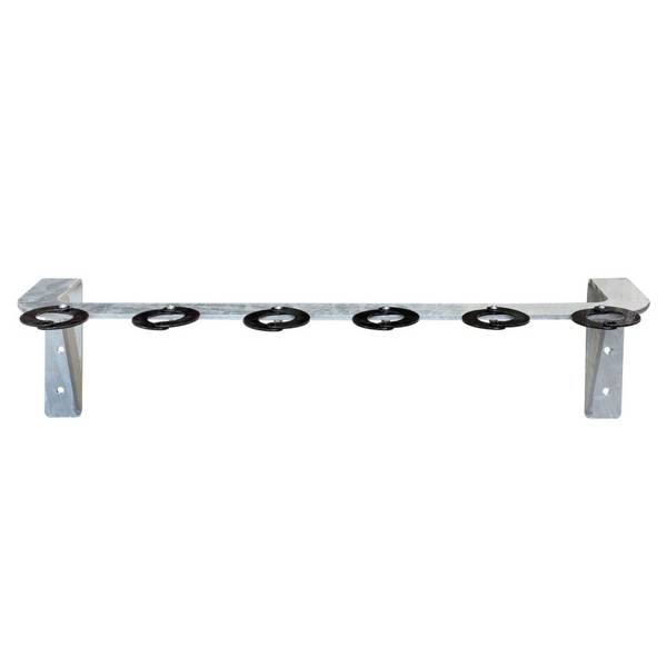 Scooterparker,HxBxT 250x1100x250mm,6 Einstellplätze,Nutzung einseitig,Stahl feuerverzinkt