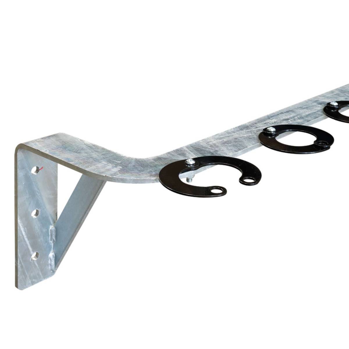Scooterparker,HxBxT 250x1100x250mm,6 Einstellplätze,Nutzung einseitig,Stahl feuerverzinkt-1