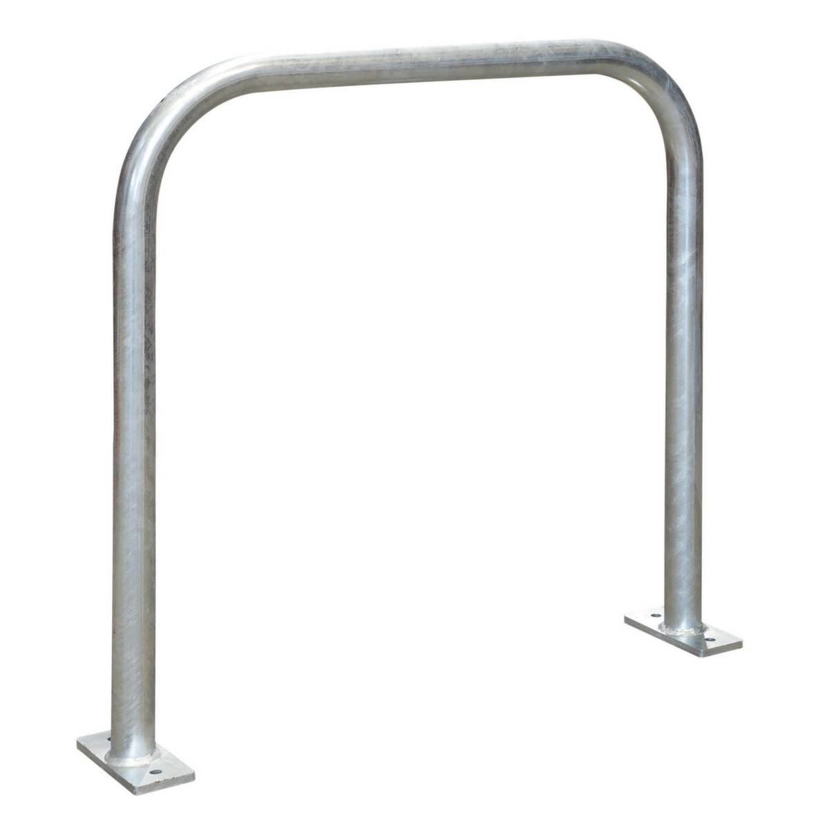 Fahrrad-Anlehnbügel,L 800mm,Gütestahl feuerverzinkt,Rundrohr,z. Aufdübeln-0