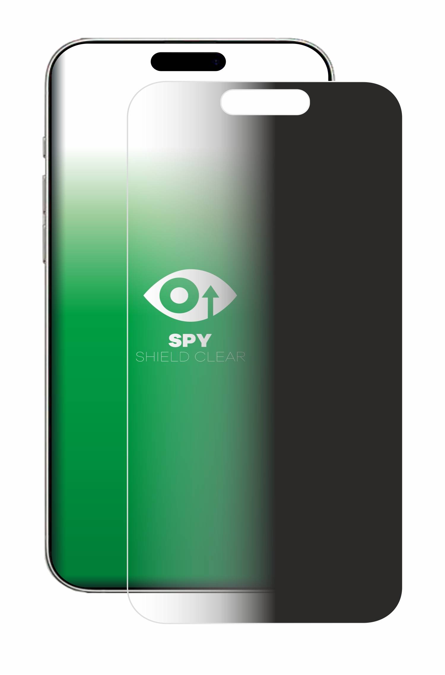 upscreen Blickschutzfolie für Apple iPhone 16 Anti-Spy Privacy Blaulichtschutz Sichtschutzfolie-1