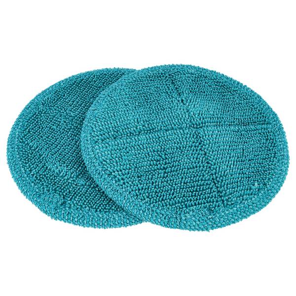vhbw 2x Wischbezug kompatibel mit Clean Maxx Akku-Spray-Mopp 360 Wischmopp | Ersatzkopf, Polyester / Polyamid türkis