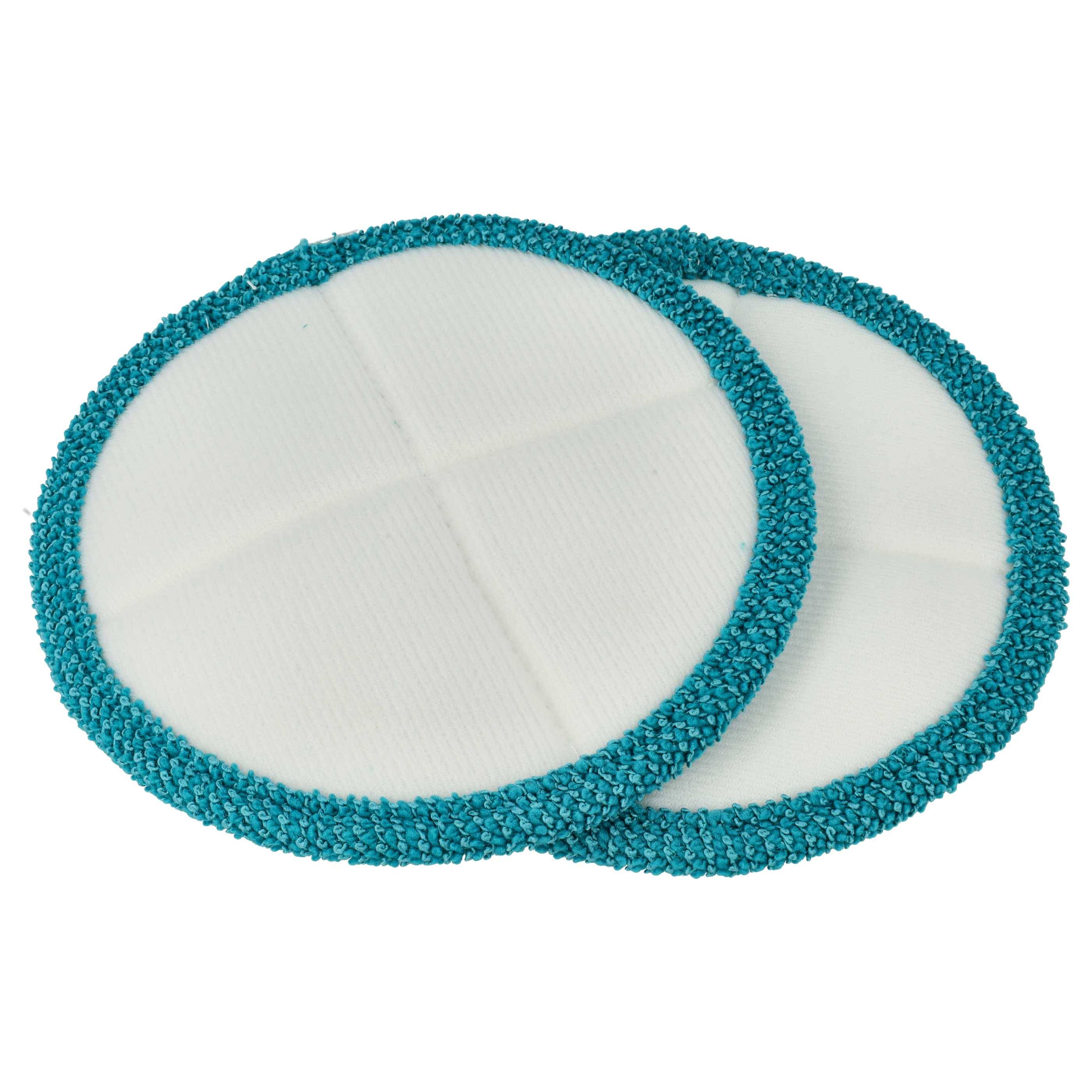 vhbw 2x Wischbezug kompatibel mit Clean Maxx Akku-Spray-Mopp 360 Wischmopp | Ersatzkopf, Polyester / Polyamid türkis-1