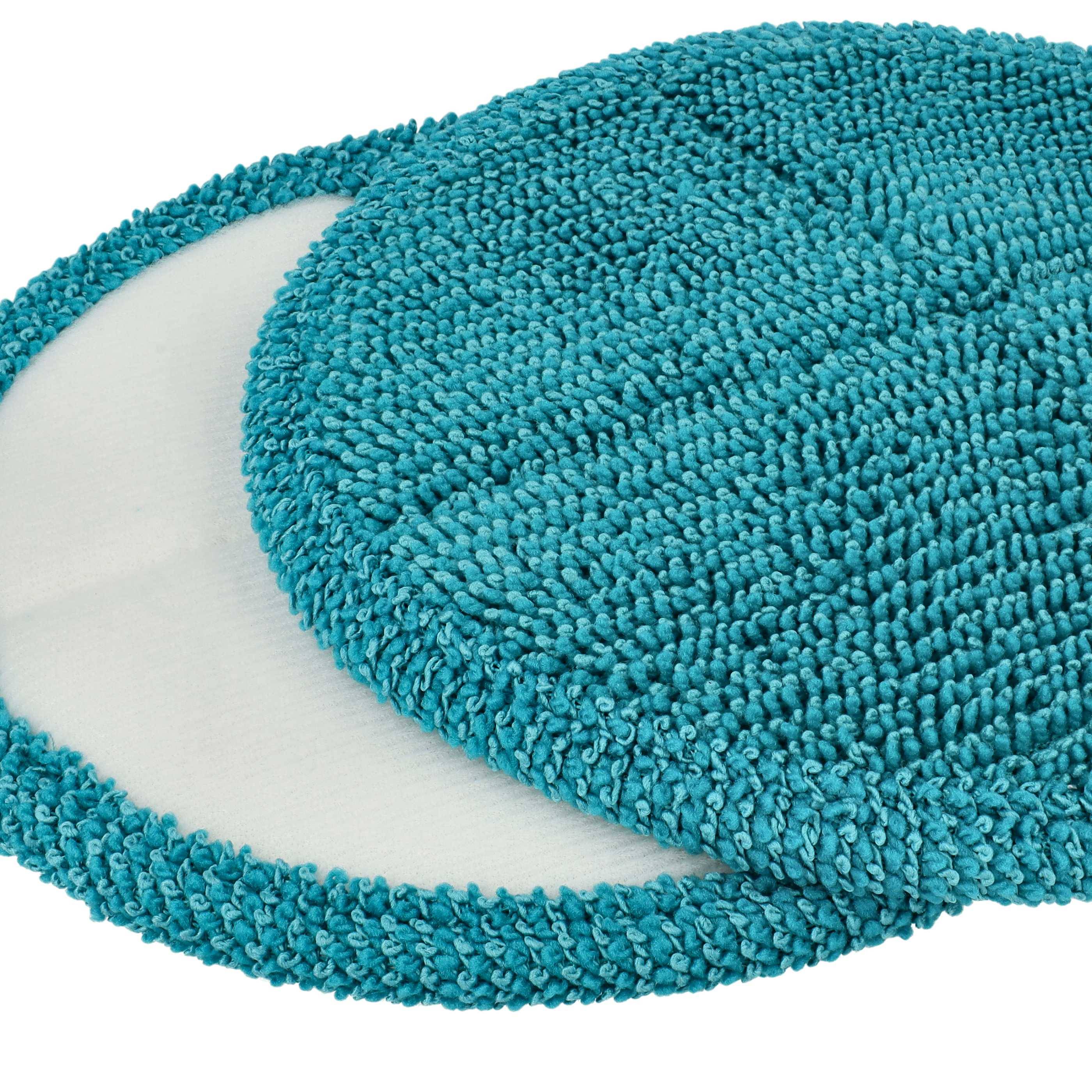 vhbw 2x Wischbezug kompatibel mit Clean Maxx Akku-Spray-Mopp 360 Wischmopp | Ersatzkopf, Polyester / Polyamid türkis-4