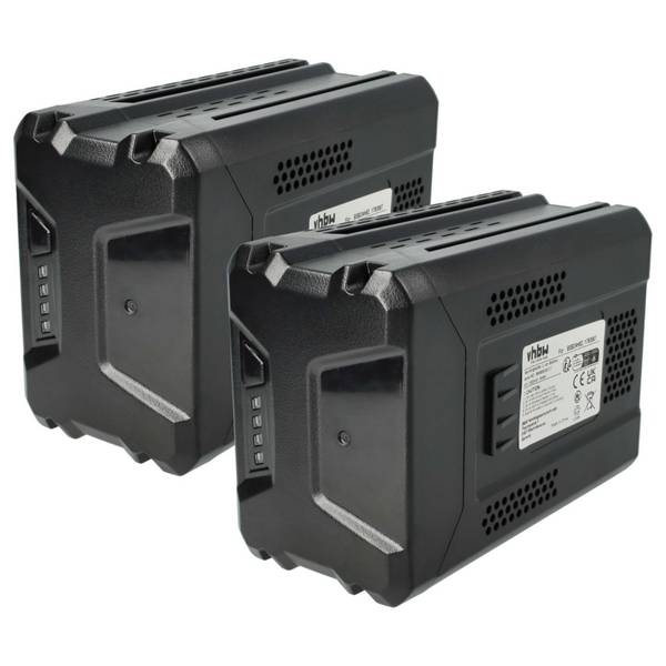 vhbw 2x Akku kompatibel mit Stiga Multiclip 50 S AE | Multiclip 50 AE, SAB 80 AE, Multiclip Pro 50 S AE Rasenmäher