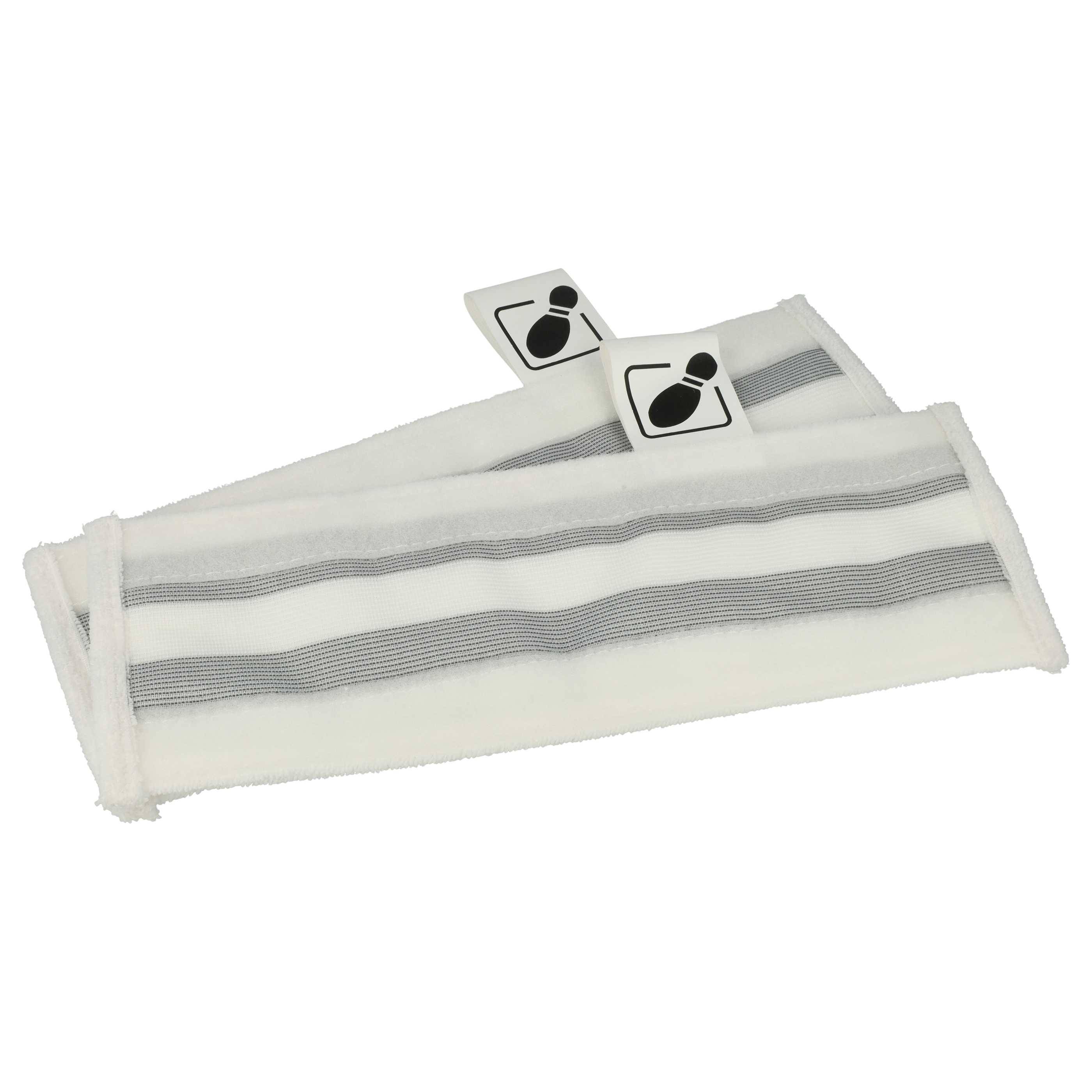 vhbw 2x Wischbezug kompatibel mit Kärcher SC 5 EasyFix | EasyFix Premium, EasyFix Iron Dampfreiniger - Mikrofaser-1