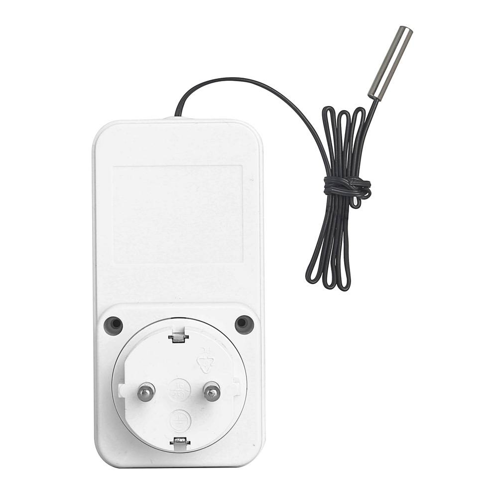 Temperaturregler für Steckdose mit Digitalanzeige und externem Sensor (50cm)-3