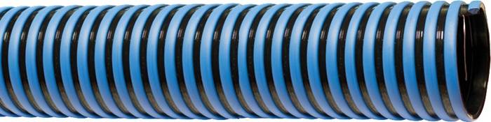Saug- u.Druckschlauch CORRUFLEX/BUNA/AS ID 51,0mm Schwarz AD 60,0mm 4,5mm L.50m-0
