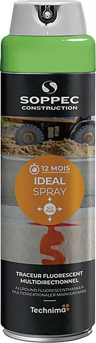 Markierungsspray IDEAL neongrün 500ml Spraydose SOPPEC-0