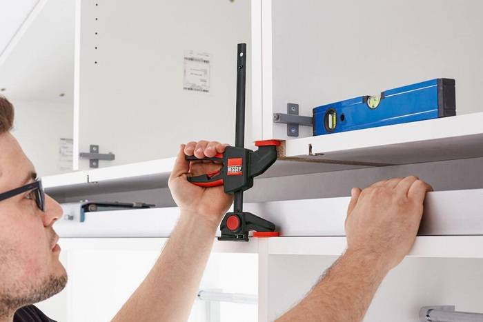 Einhandtischzwinge EZR Spann-W.150mm A.60mm Spreiz-W.120-310mm 2 St./VE BESSEY-4