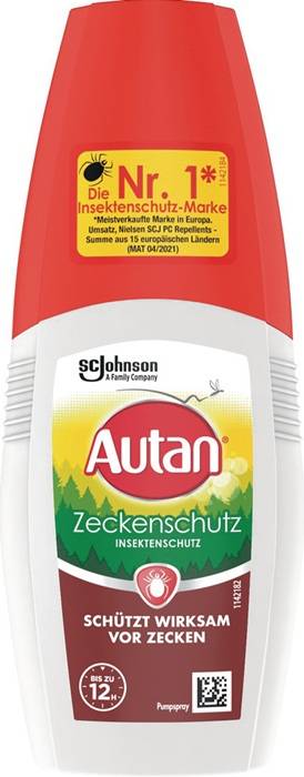 Zeckenschutz AUTAN 100ml Pumpsprüher SC JOHNSON-0