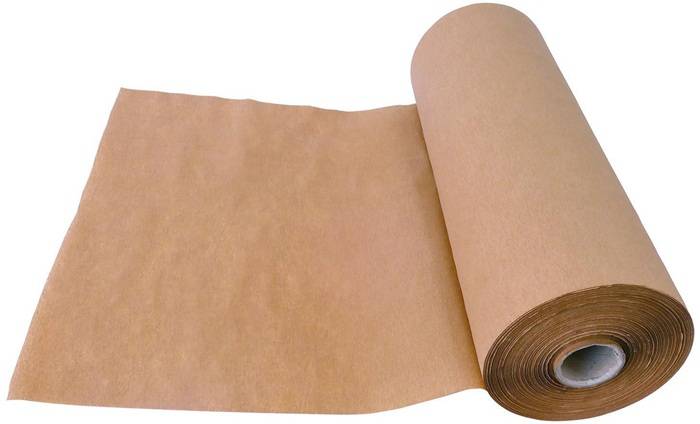 Handstretchfolie PaperStretch Breite 500mm Länge 150m Papier braun TRANSPAK-0