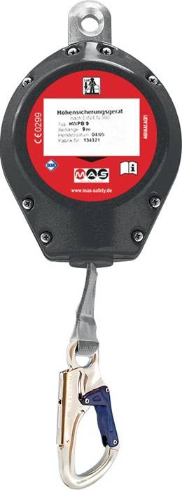 Höhensicherungsgerät EN360 Gurtband 7m MAS-0