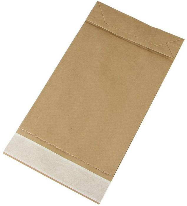 Polsterversandtasche Maße 250x50x353+50mm Kraftpapier braun SK TRANSPAK-2
