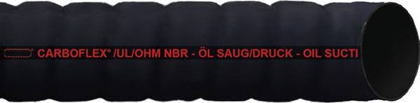 Saug- u.Druckschlauch CARBOFLEX®/U.L./OHM ID 152,0mm Wandst.8,5mm L.20m TEGUMA