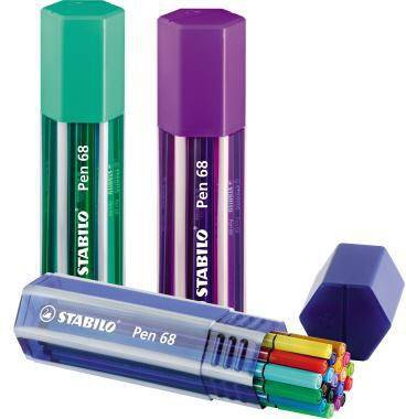 STABILO Pen 68 Big Pen Box 6820-1 Pa=20 Farben sortiert-0