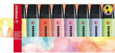 STABILO Textmarker BOSS 70/8-3 pastell sortiert 8 St./Pack.-0