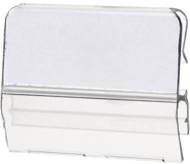 HAN Karteireiter 9001 35x15mm Hart-PVC transparent 10 St./Pack.-0