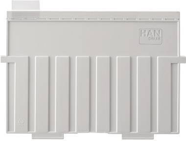 HAN Karteireiter 9001 35x15mm Hart-PVC transparent 10 St./Pack.-2