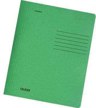 Falken Schnellhefter 26001280 A4 Karton dunkelgrün-0