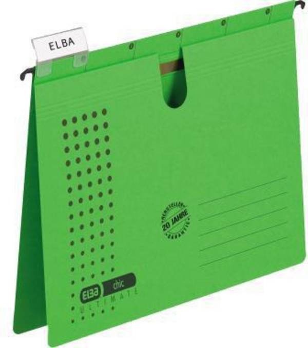 ELBA Hängehefter chic ULTIMATE 100552096 Karton grün