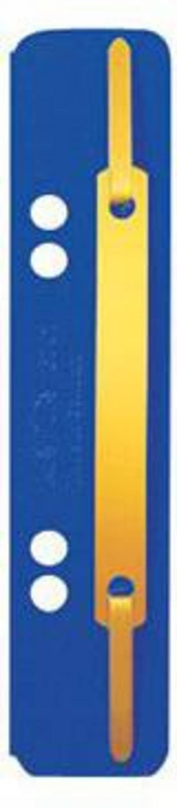 Leitz Einhängeheftstreifen 37010035 35x158mm Karton blau 250 St./Pack.