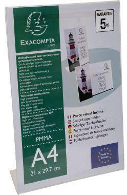 Exacompta Prospekthalter 84058D PMMA A4-0