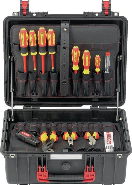 Werkzeugkoffer Elektriker-R21652089 88-tlg.GEDORE RED-0