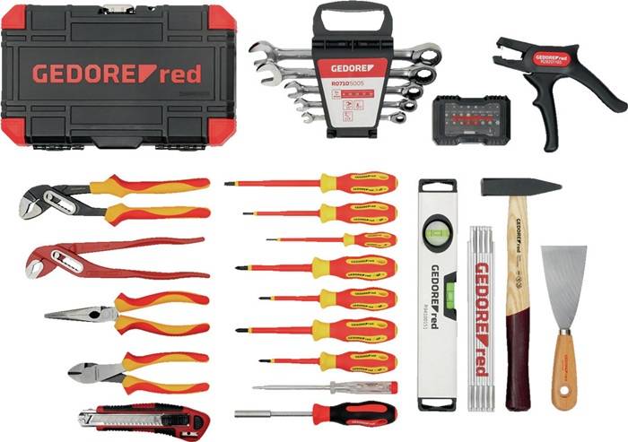 Werkzeugkoffer Elektriker-R21652089 88-tlg.GEDORE RED-2