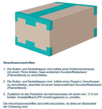 Gefahrgutkarton 4-fach Zulassung 2-wellig Maße 430x310x300mm Inhalt 40l TRANSPAK-3