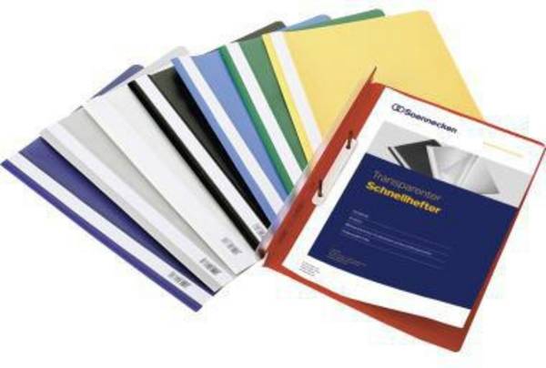 Soennecken Schnellhefter 2968 DIN A4 PP weiß 10 St./Pack.