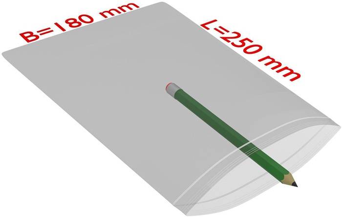 Druckverschlussbeutel Maße 180x250mm Stärke 90µ PE transparent TRANSPAK-0