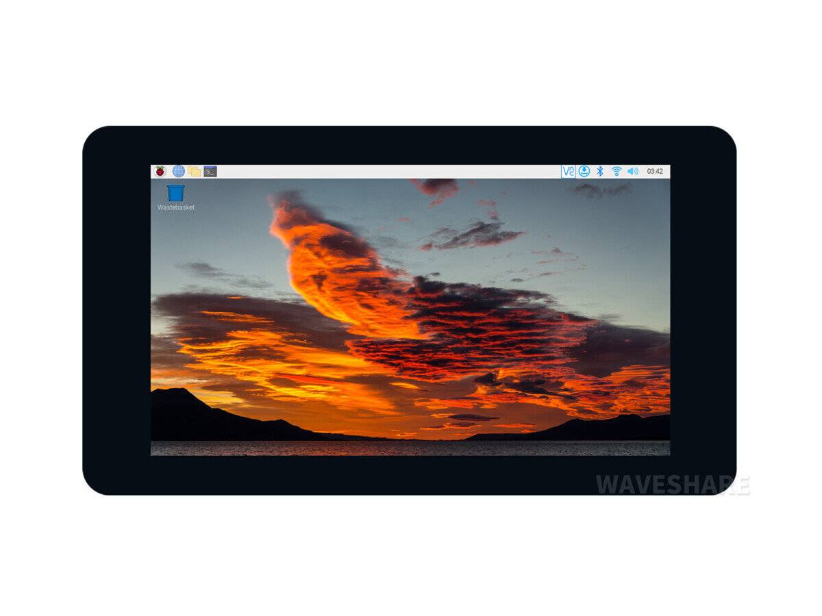 WaveShare 7inch Capacitive Touch Display 800x480 IPS Screen DSI Interface-0