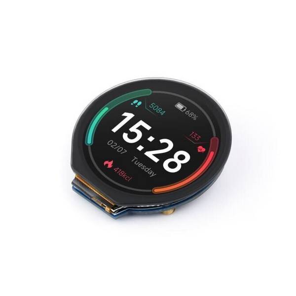 WaveShare 1.28inch Round LCD Display Module with Touch Panel 240x240 IPS SPI I2C