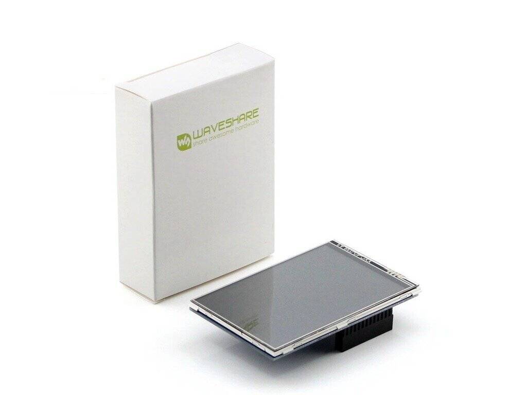 Waveshare 4inch LCD Display 480x320 Resistive Touchscreen for Raspberry Pi-0