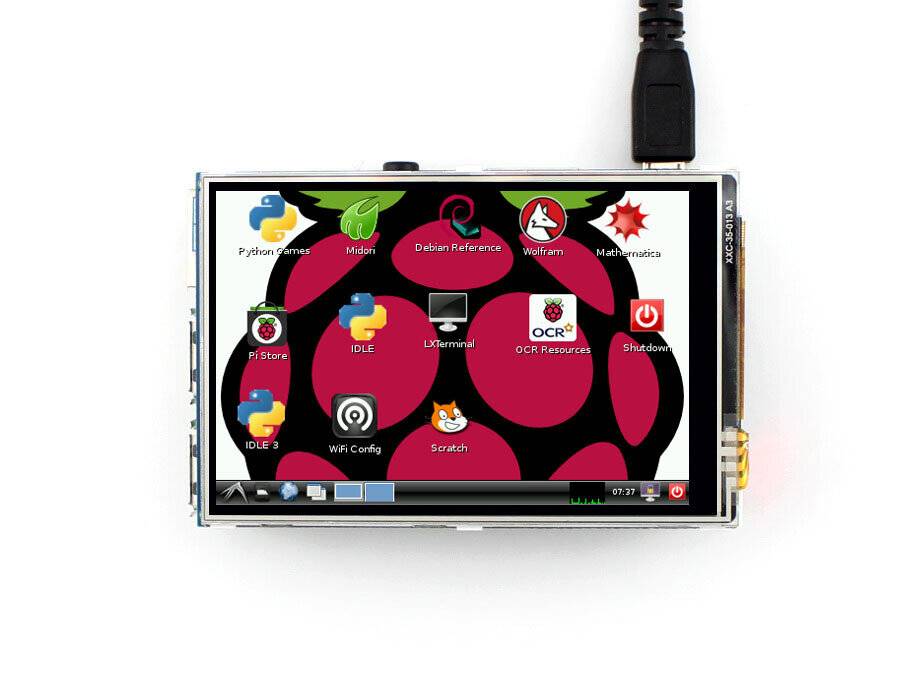 Waveshare 3.5 inch TFT LCD Display 480x320 Resistive Touchscreen for Raspberry Pi-0