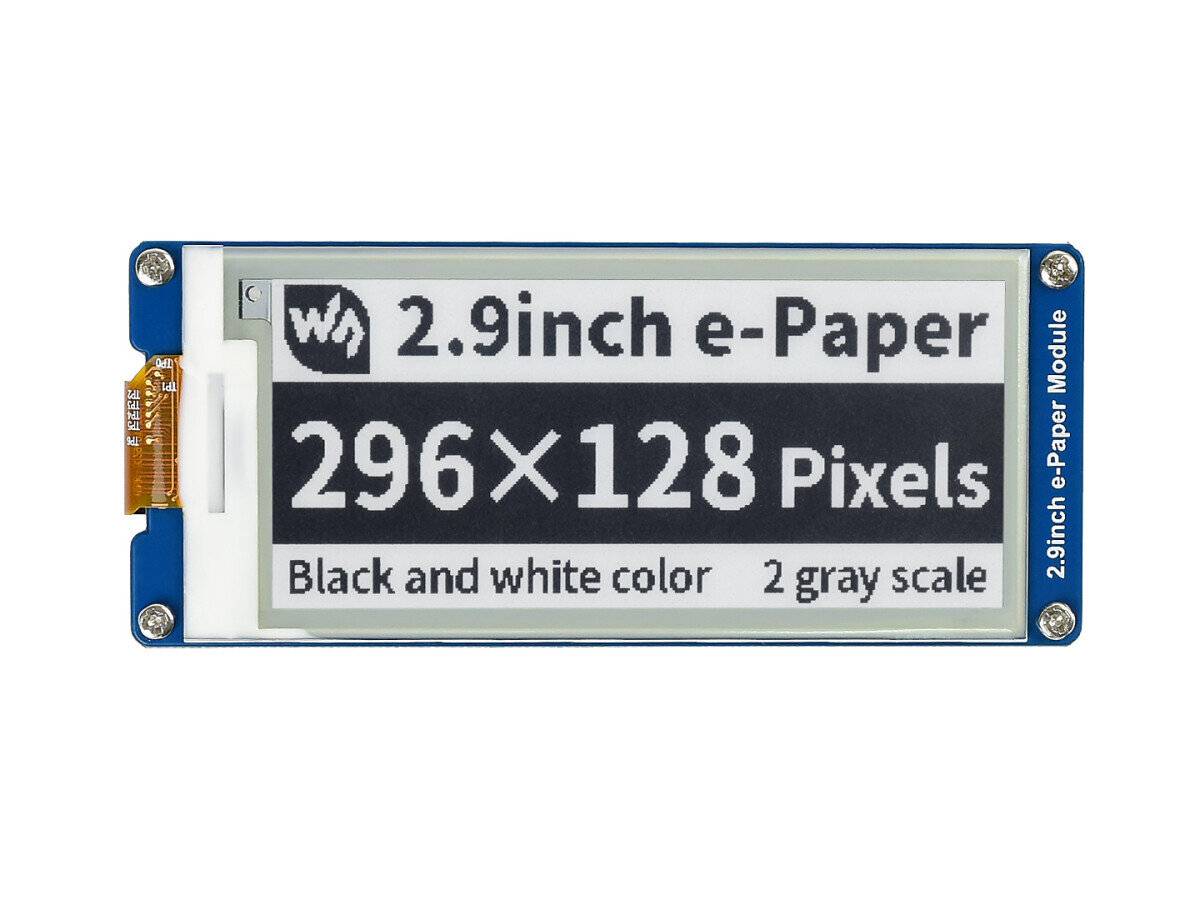 Waveshare 2,9 inch 296x128 E-Ink E-Paper Display Modul SPI für Raspberry Pi Arduino-4
